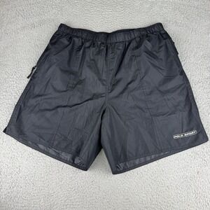 Vintage Polo Sport Ralph‎ Lauren Spell Out Swim Trunks Mens Xl Black Y2k 90s